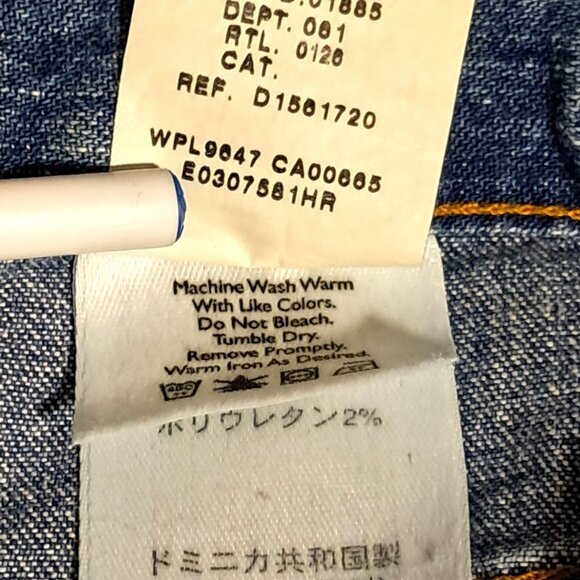 Y2k Eddie Bauer Womens Blue Authentic Denim Bootcut Jeans Size 12 Cotton Blend - Picture 10 of 11